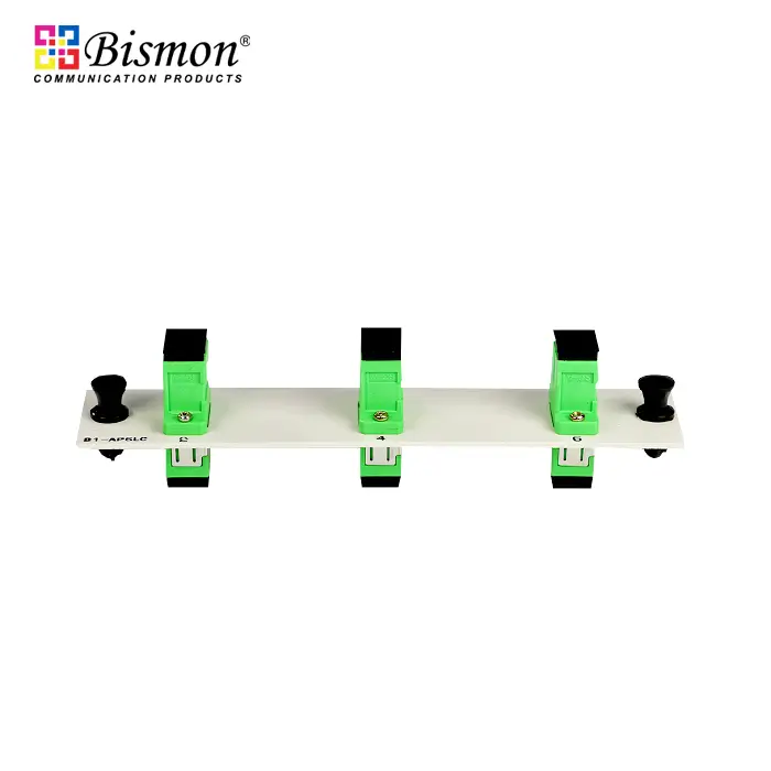3 SC/APC Snap-in adapter plate Single-mode Simplex Full set